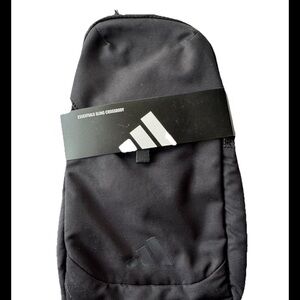 Adidas Essentials Sling Crossbody Bag Multi Pocket, Black